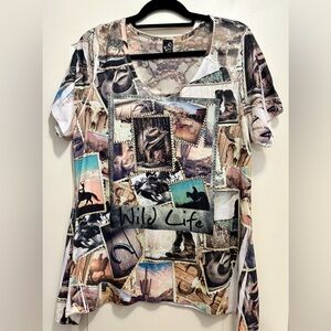 Wild Life Graphic Women's Top